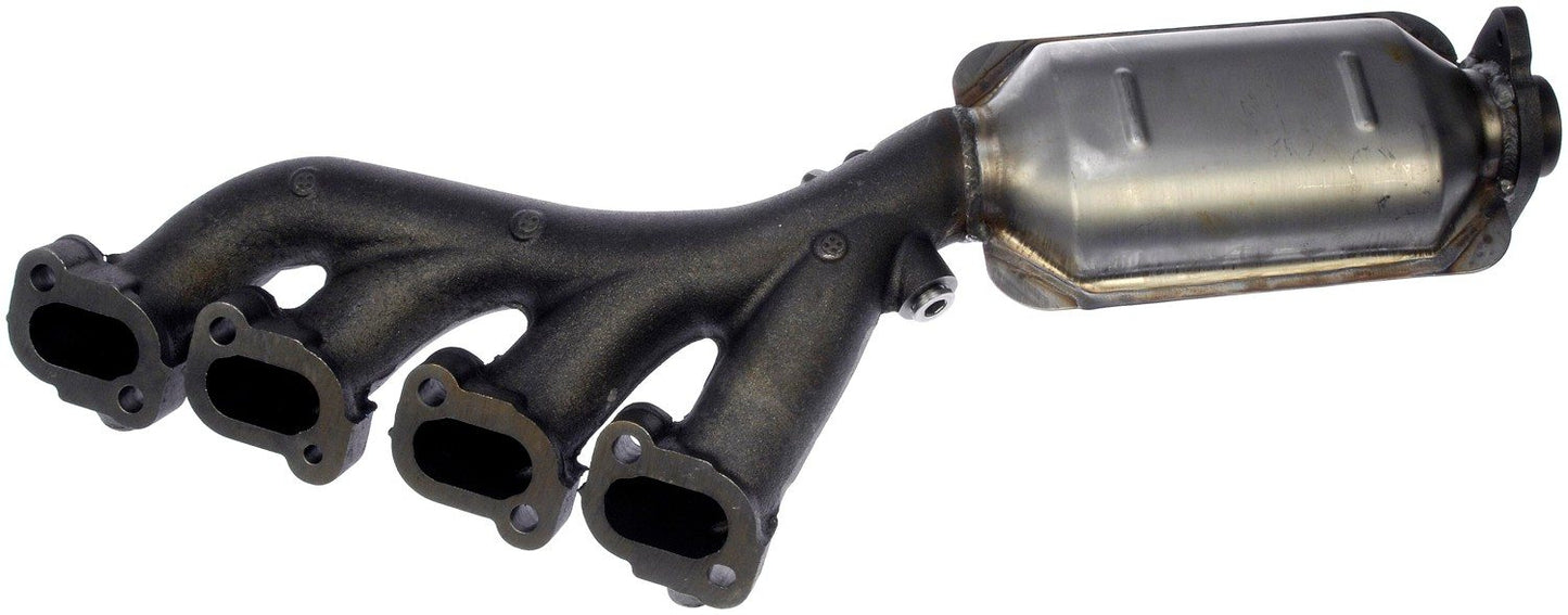 Front View of Left Catalytic Converter with Integrated Exhaust Manifold DORMAN 673-931