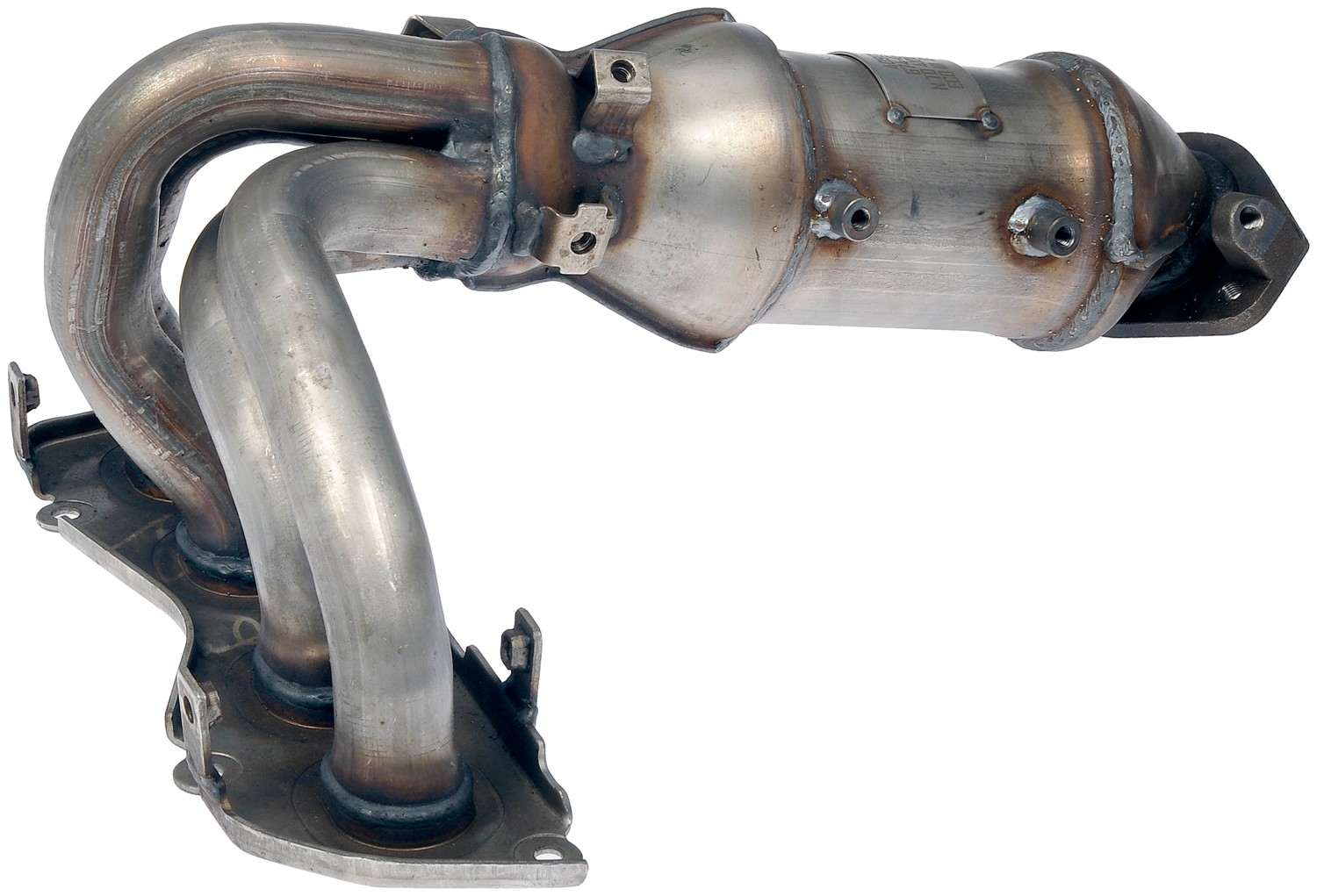 Front View of Front Catalytic Converter with Integrated Exhaust Manifold DORMAN 674-028