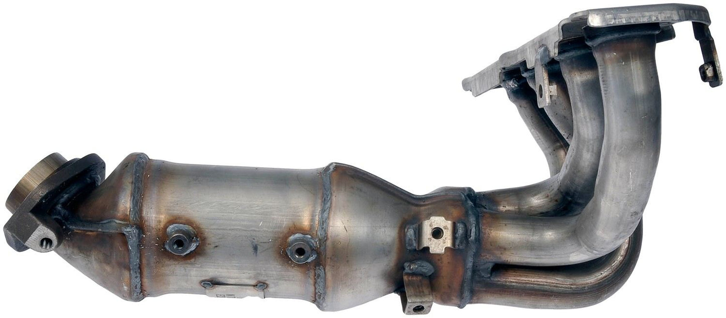 Left View of Front Catalytic Converter with Integrated Exhaust Manifold DORMAN 674-028