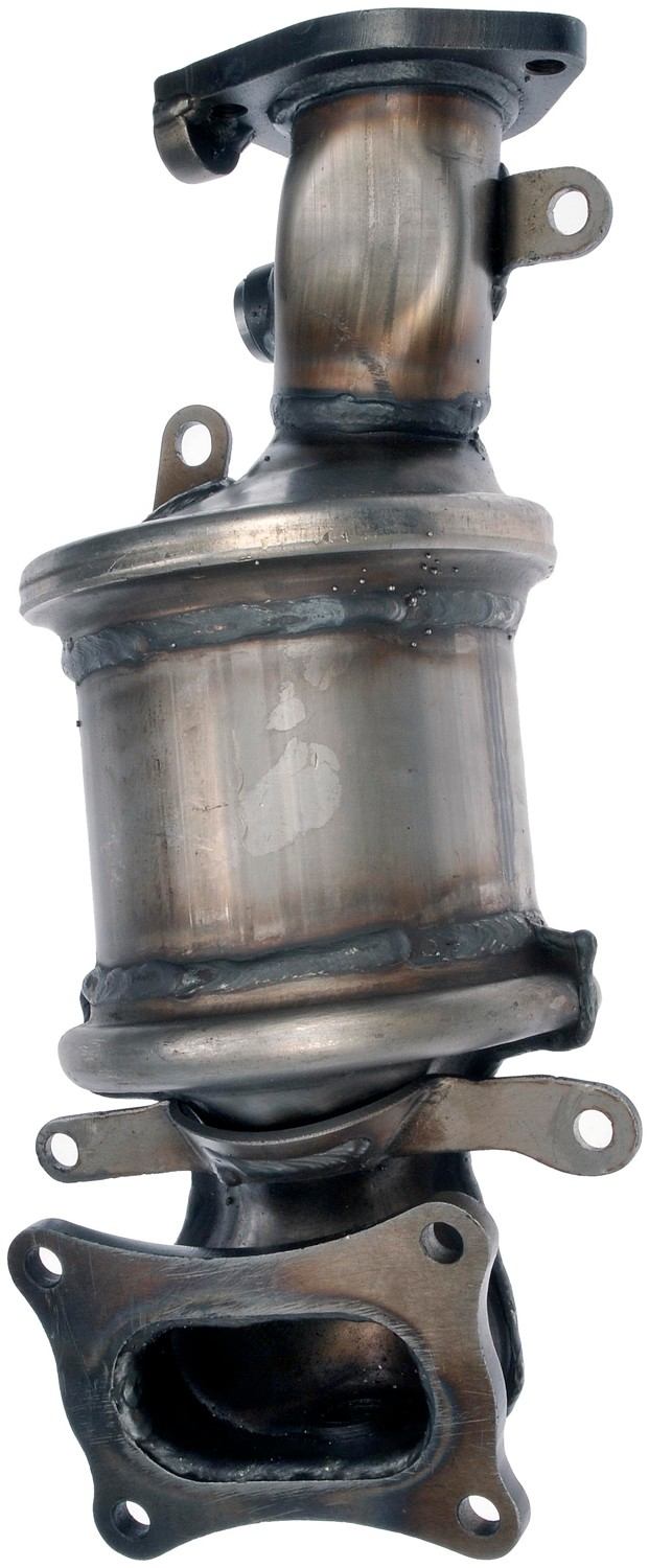 Back View of Rear Catalytic Converter with Integrated Exhaust Manifold DORMAN 674-146