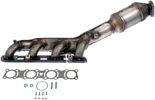 Angle View of Right Catalytic Converter with Integrated Exhaust Manifold DORMAN 674-301