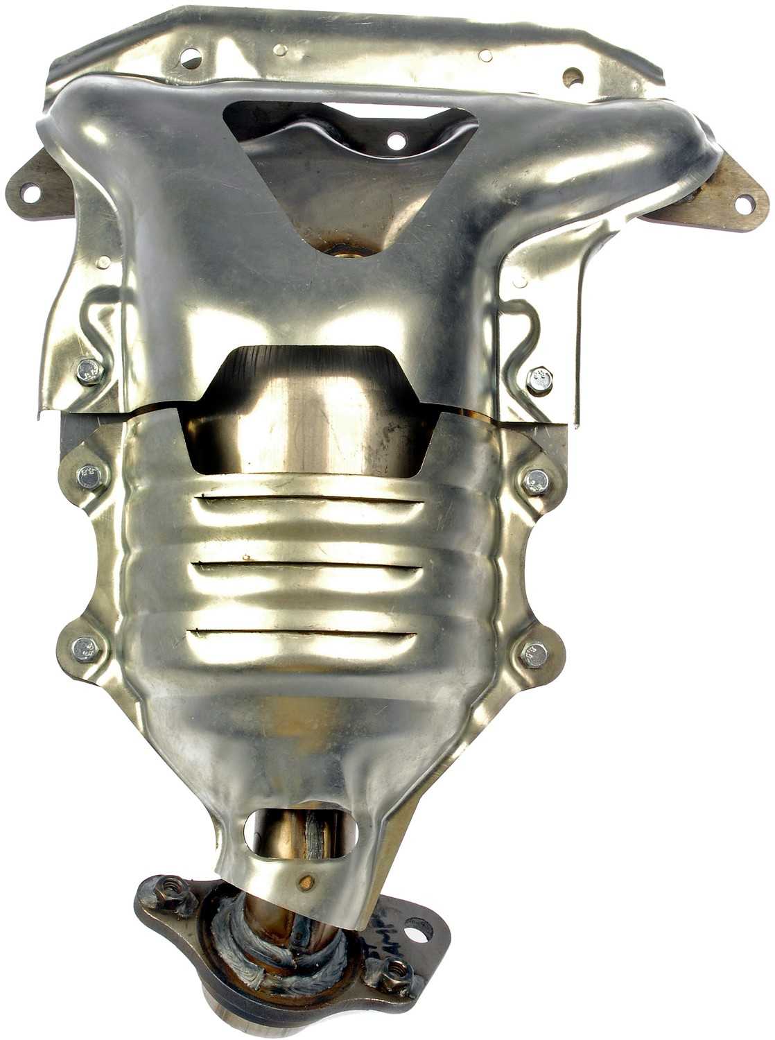 Front View of Catalytic Converter with Integrated Exhaust Manifold DORMAN 674-608