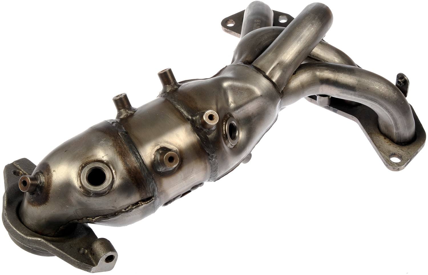 Front View of Catalytic Converter with Integrated Exhaust Manifold DORMAN 674-659