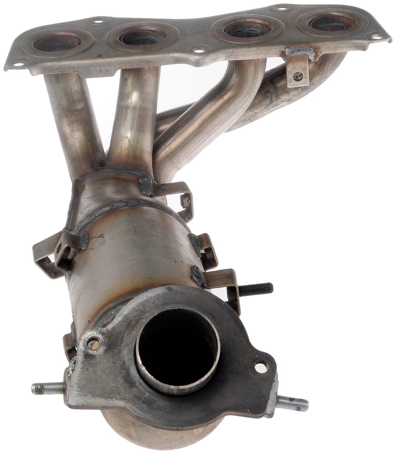 Front View of Catalytic Converter with Integrated Exhaust Manifold DORMAN 674-676