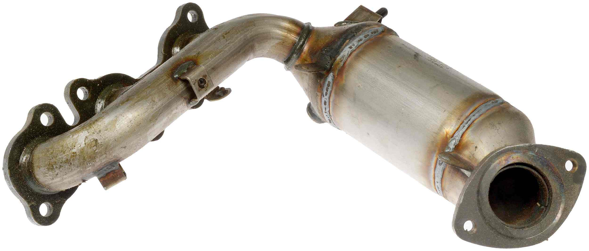 Front View of Rear Catalytic Converter with Integrated Exhaust Manifold DORMAN 674-880