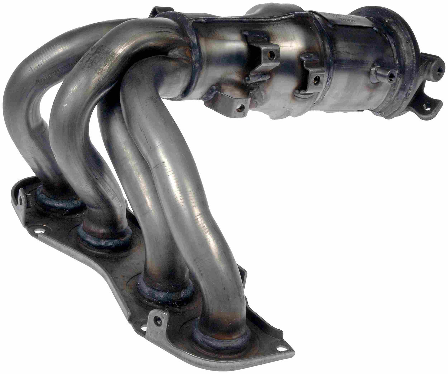 Front View of Front Catalytic Converter with Integrated Exhaust Manifold DORMAN 674-966