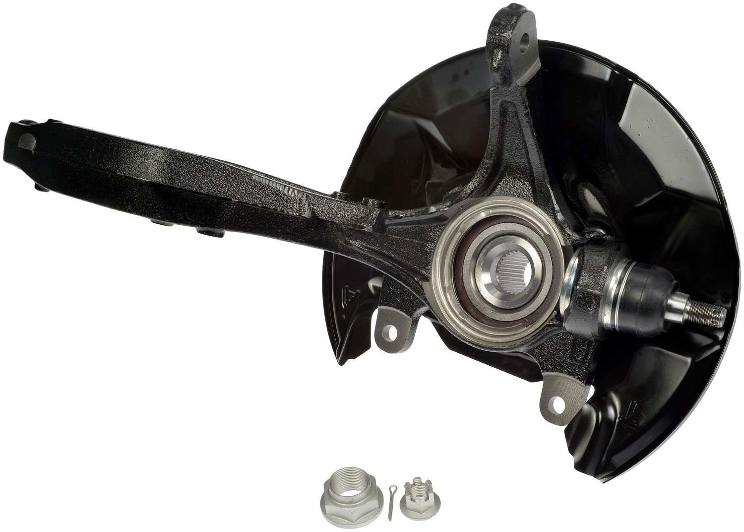 Angle View of Front Right Wheel Bearing and Hub Assembly DORMAN 698-446