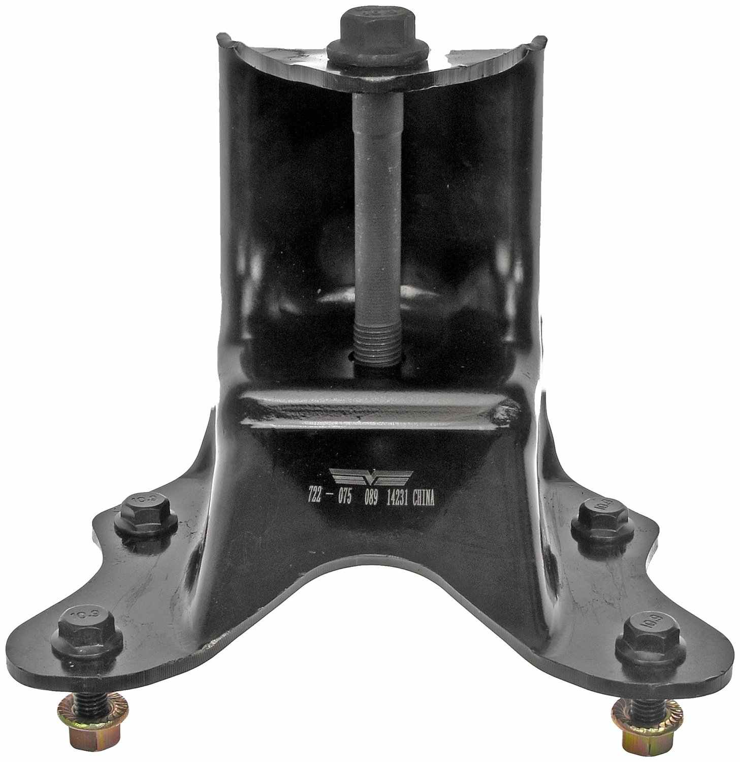 Front View of Rear Leaf Spring Hanger DORMAN 722-075