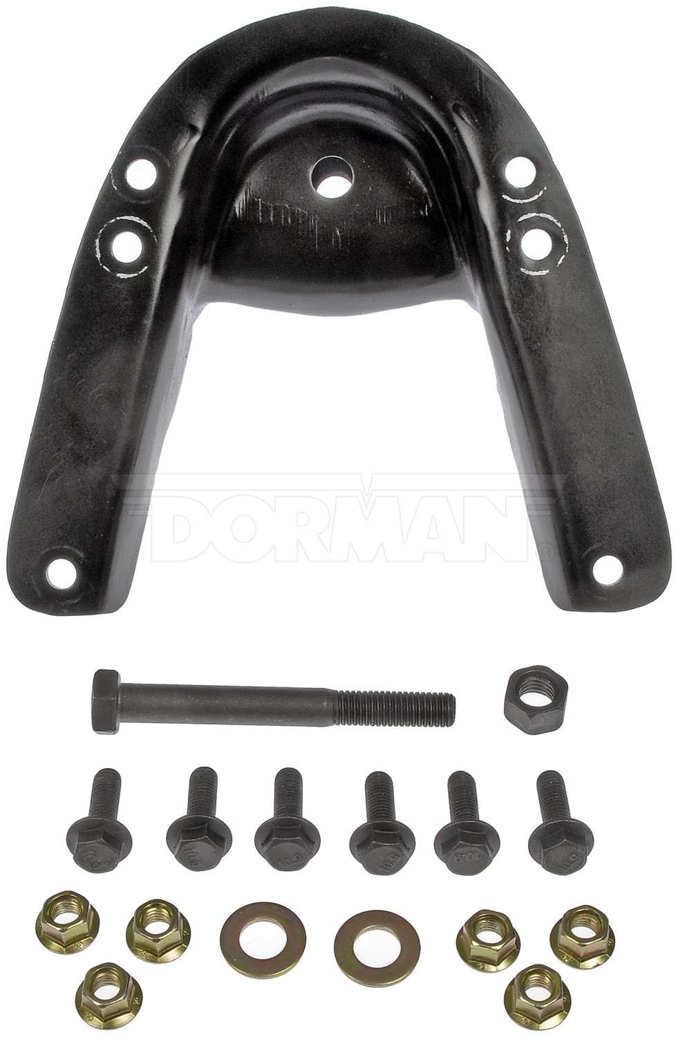 Back View of Rear Leaf Spring Hanger DORMAN 722-084