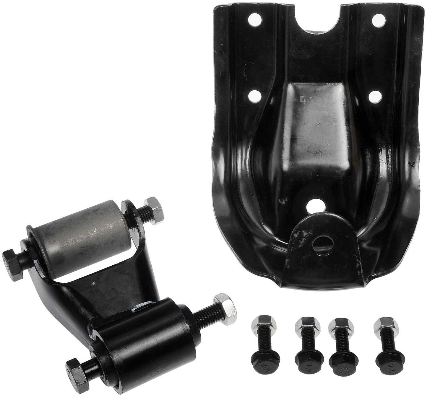 Angle View of Rear Leaf Spring Shackle and Bracket Kit DORMAN 722-102