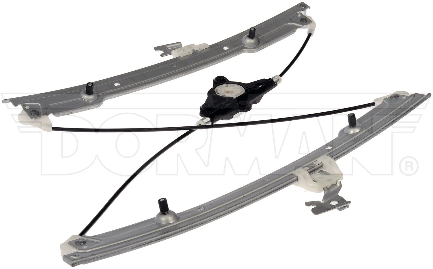 Top View of Front Left Window Regulator DORMAN 740-344