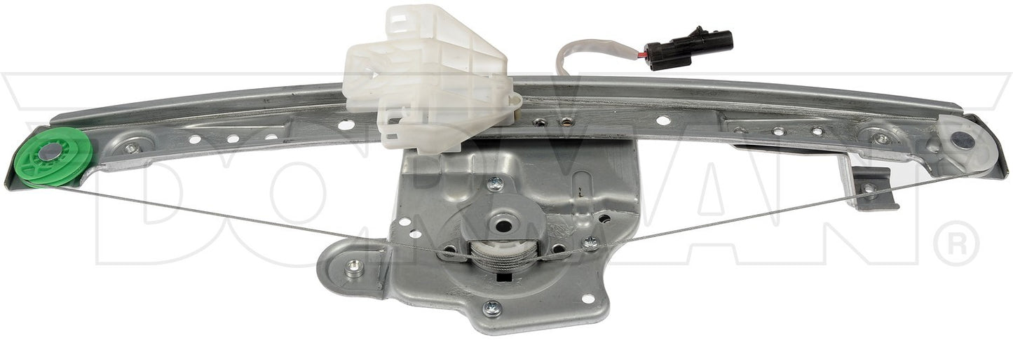 Front View of Rear Right Power Window Motor and Regulator Assembly DORMAN 741-133