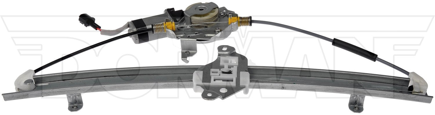 Top View of Front Right Power Window Motor and Regulator Assembly DORMAN 741-349