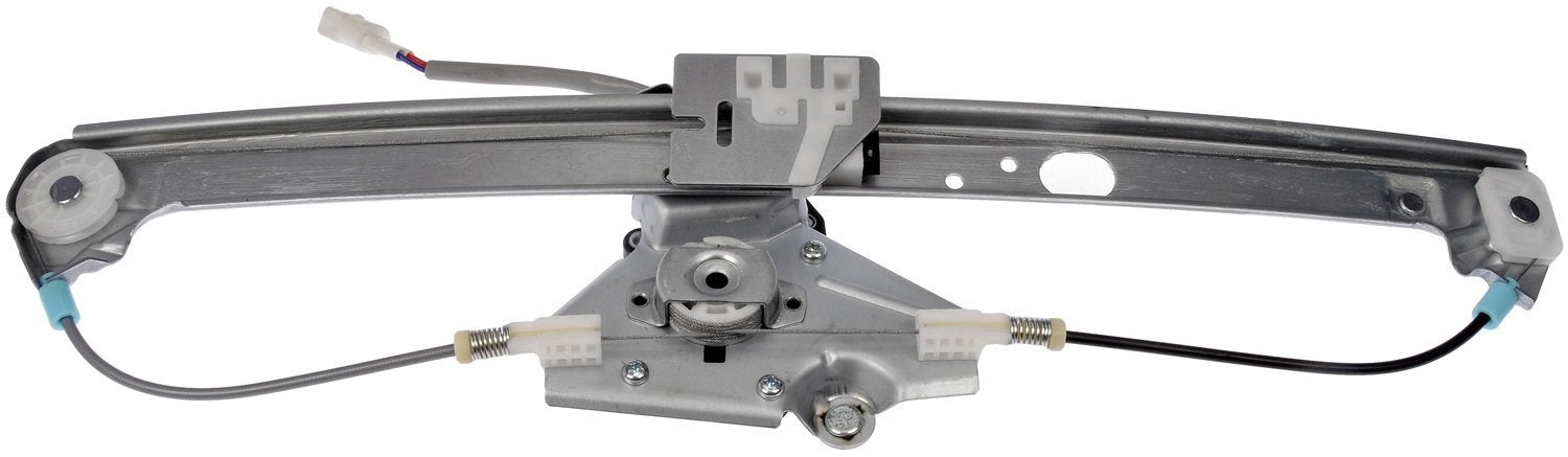 Front View of Rear Left Power Window Motor and Regulator Assembly DORMAN 741-412