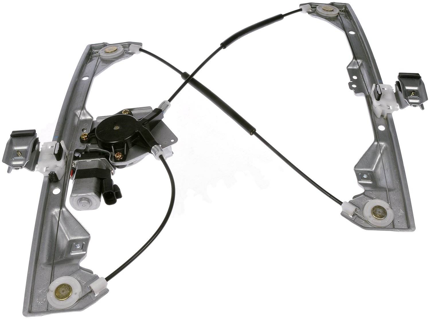 Front View of Front Left Power Window Motor and Regulator Assembly DORMAN 741-436