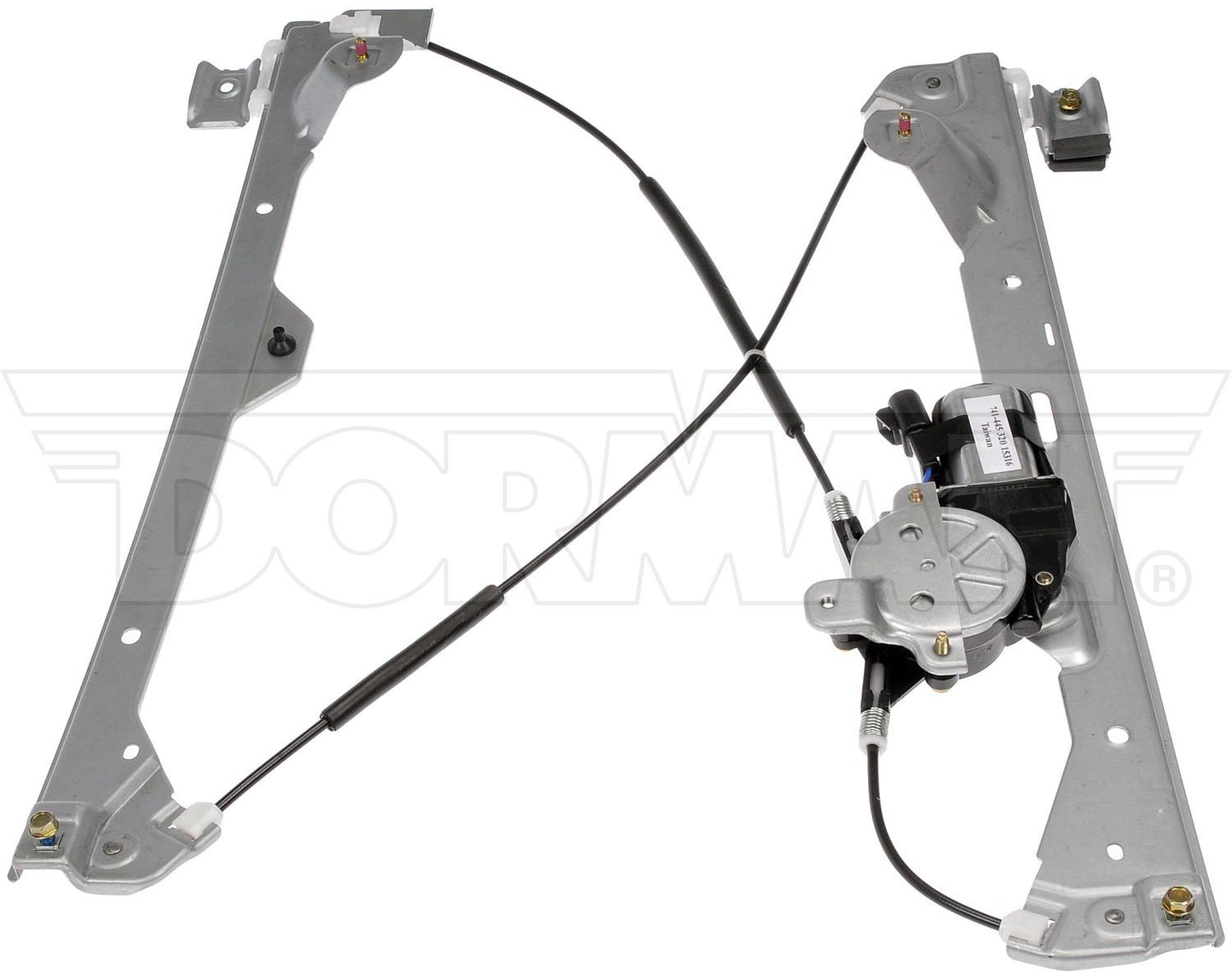 Back View of Rear Right Power Window Motor and Regulator Assembly DORMAN 741-445