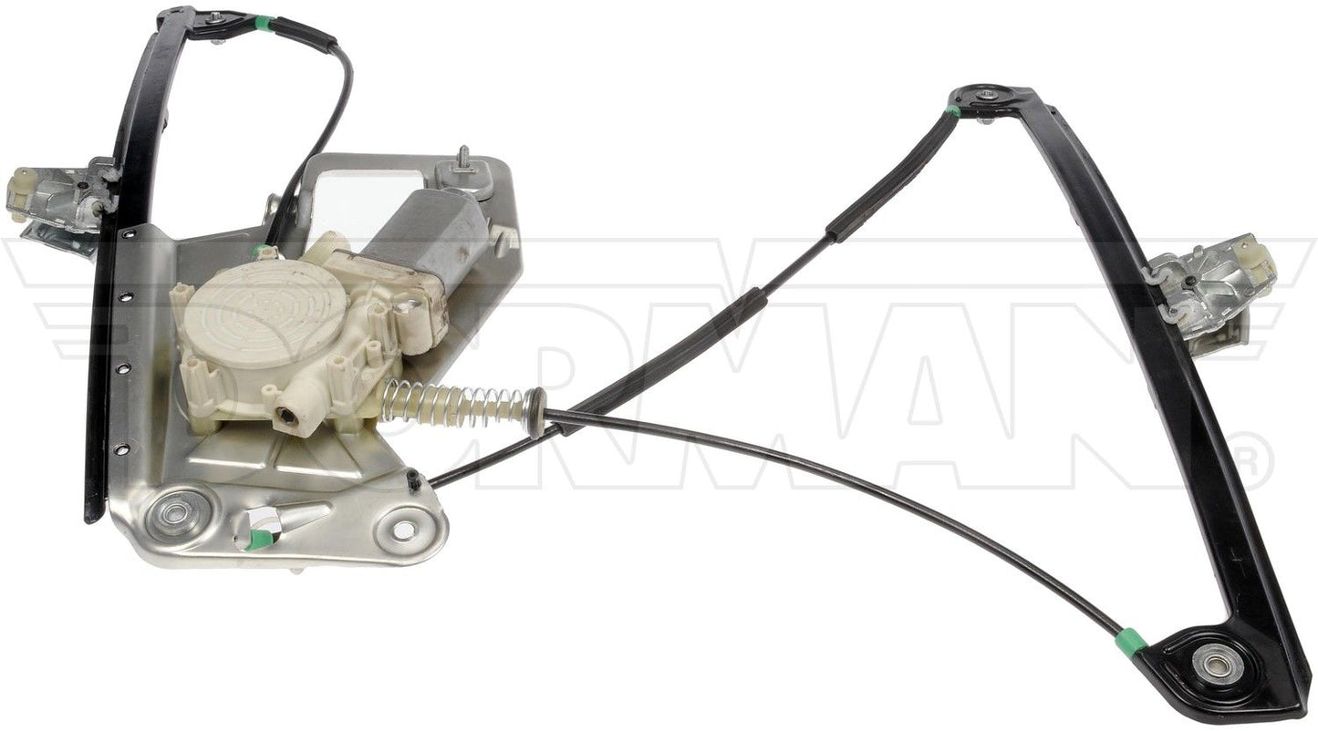 Front View of Front Right Power Window Motor and Regulator Assembly DORMAN 741-479