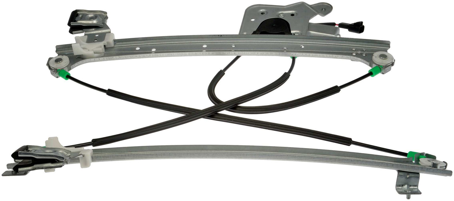 Top View of Rear Right Power Window Motor and Regulator Assembly DORMAN 741-579