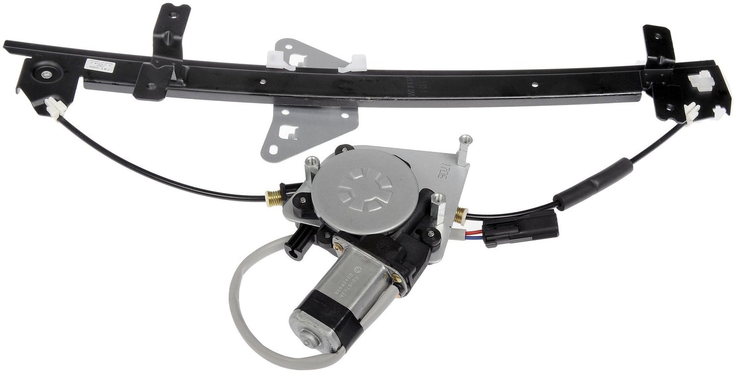 Back View of Rear Right Power Window Motor and Regulator Assembly DORMAN 741-599