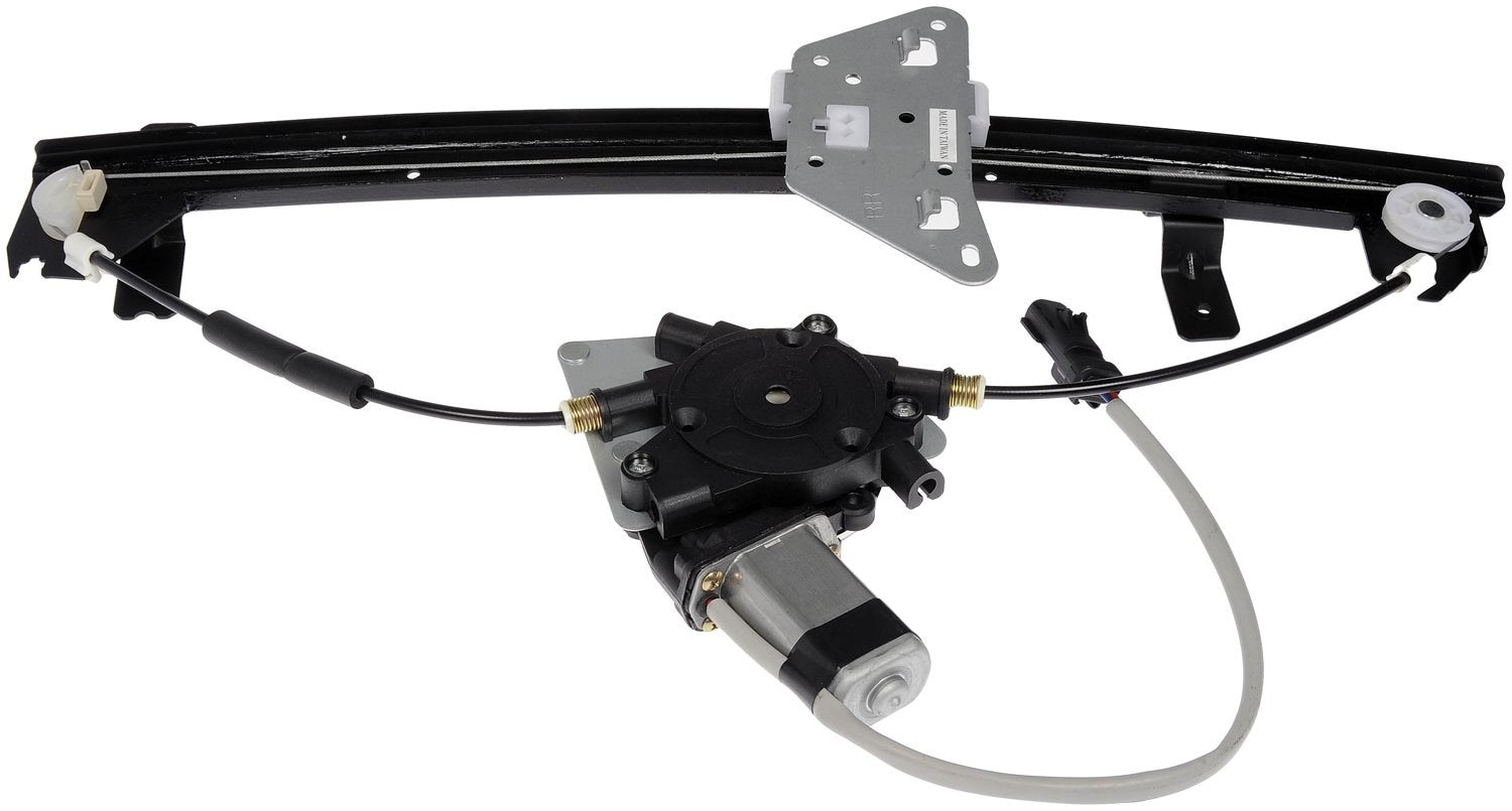 Front View of Rear Right Power Window Motor and Regulator Assembly DORMAN 741-599