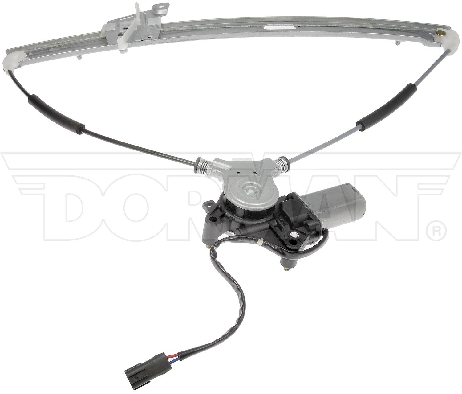 Front View of Front Right Power Window Motor and Regulator Assembly DORMAN 741-605