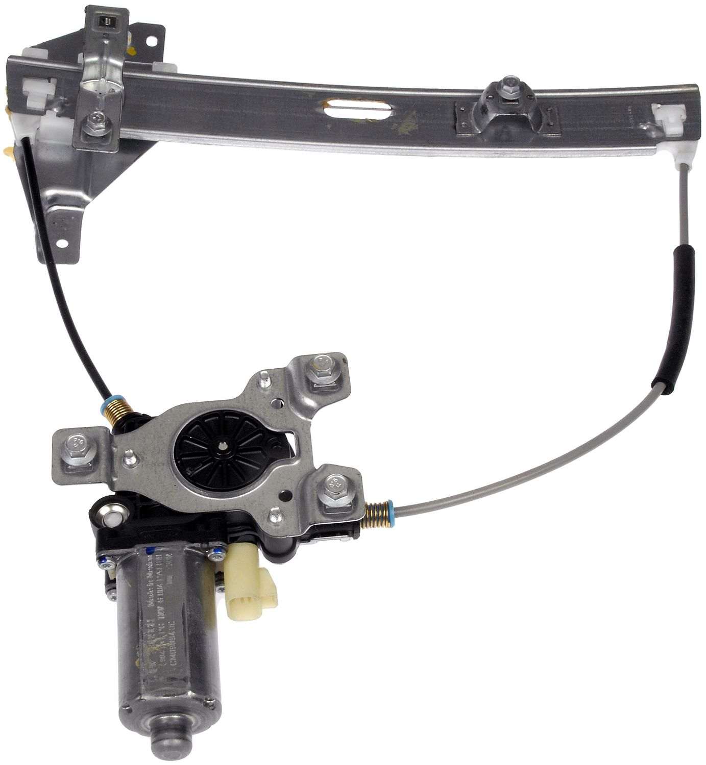 Back View of Rear Left Power Window Motor and Regulator Assembly DORMAN 741-622