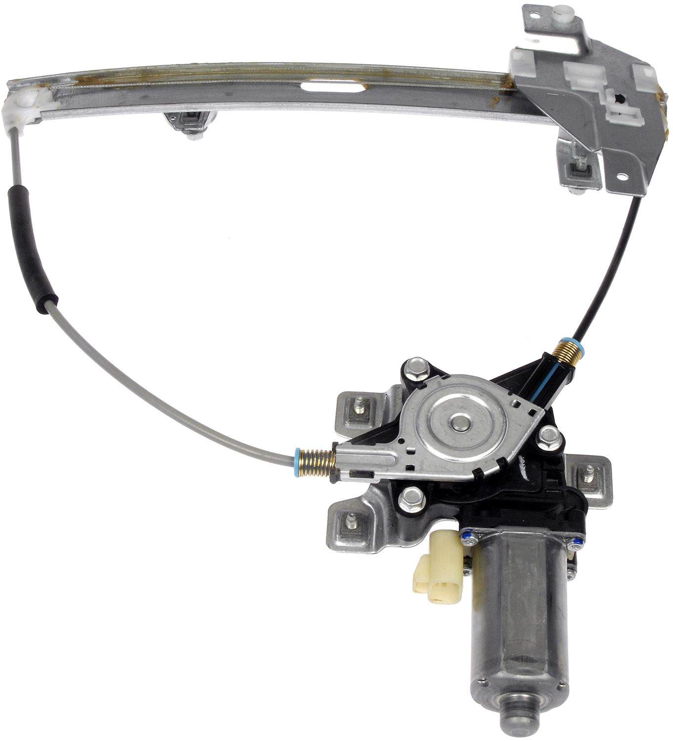 Front View of Rear Left Power Window Motor and Regulator Assembly DORMAN 741-622