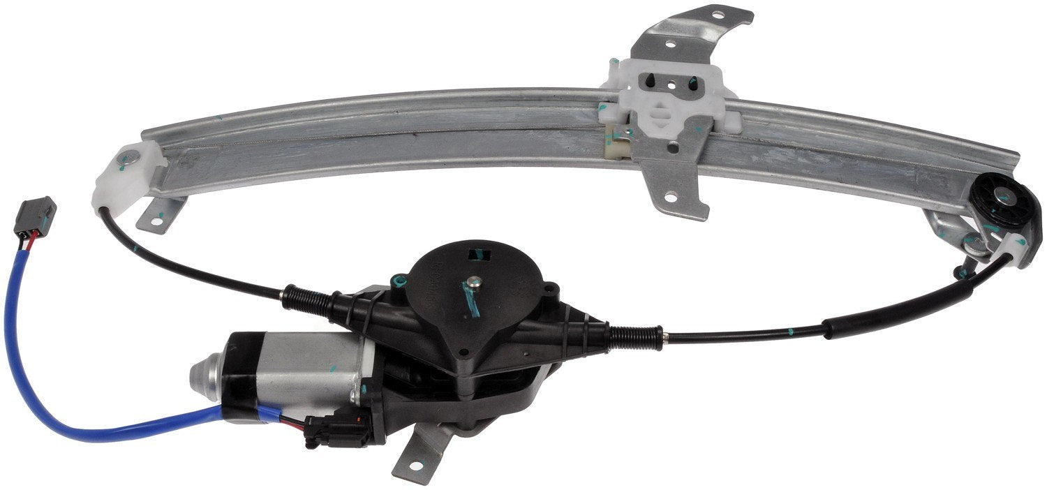 Front View of Front Right Power Window Motor and Regulator Assembly DORMAN 741-663
