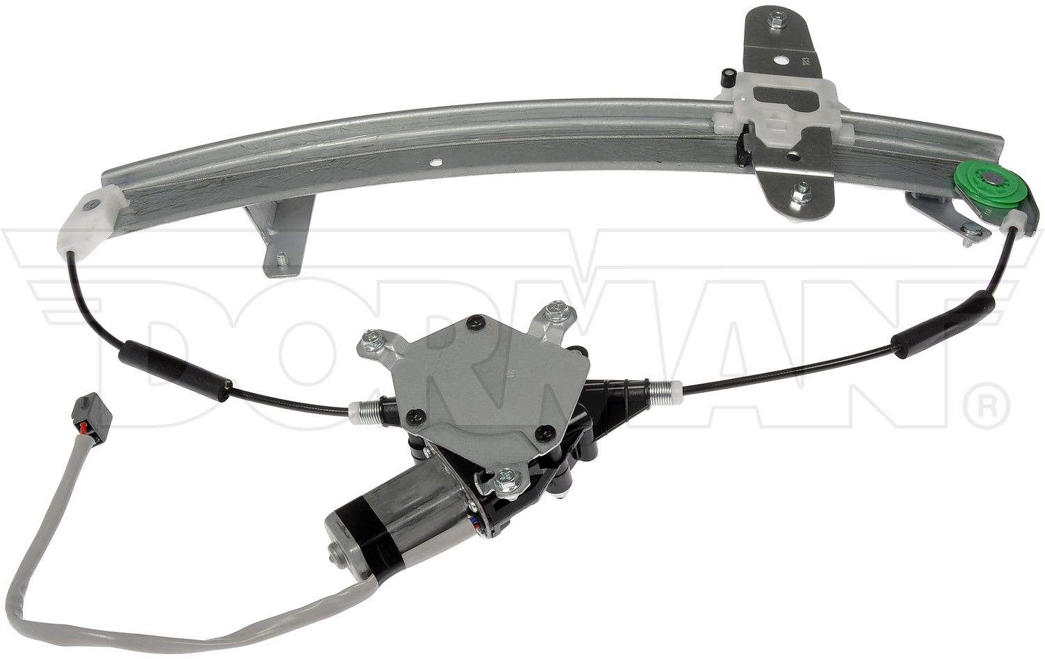 Front View of Rear Right Power Window Motor and Regulator Assembly DORMAN 741-678