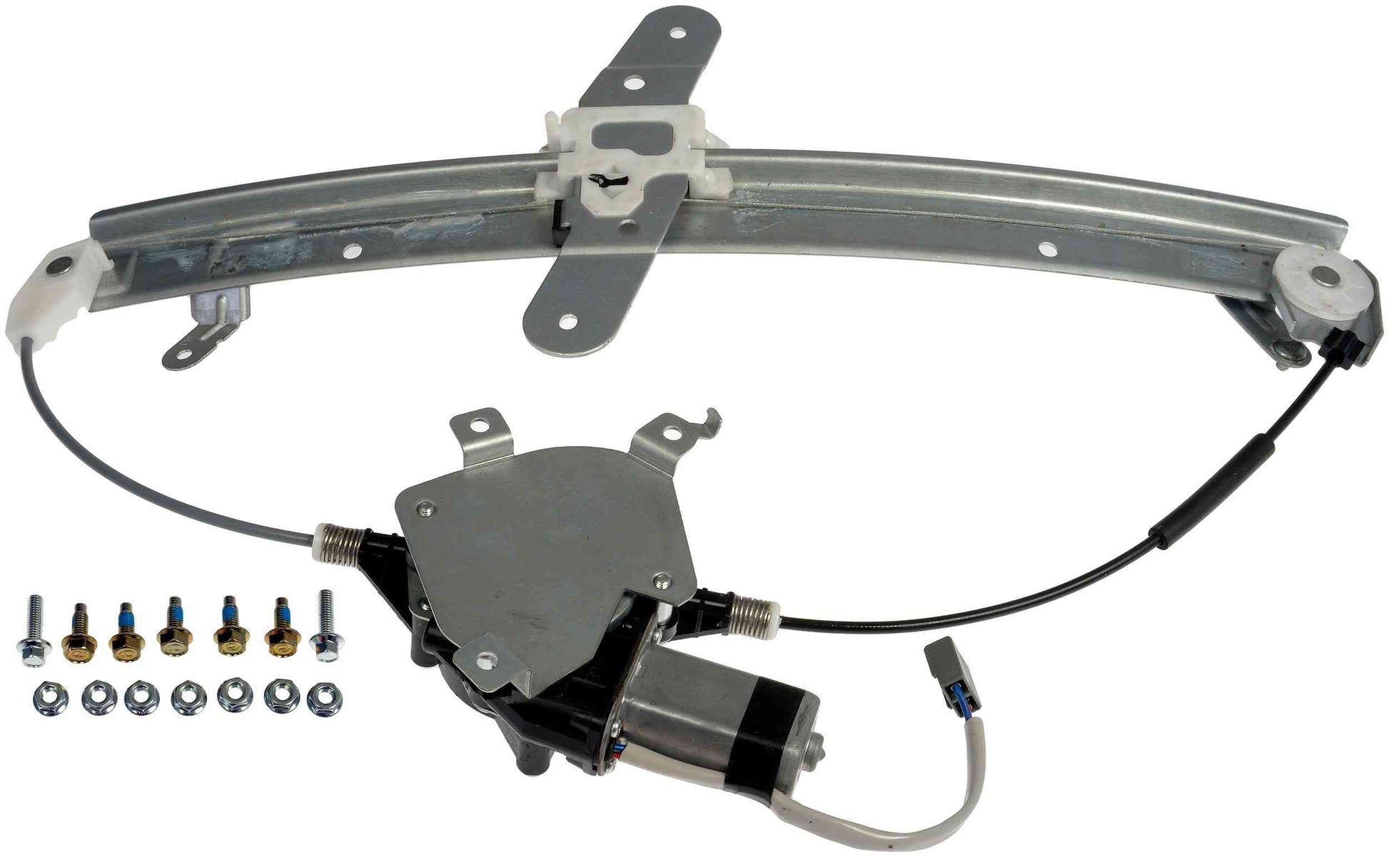 Front View of Front Right Power Window Motor and Regulator Assembly DORMAN 741-687