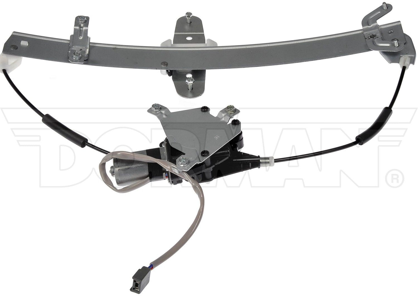 Back View of Rear Left Power Window Motor and Regulator Assembly DORMAN 741-688