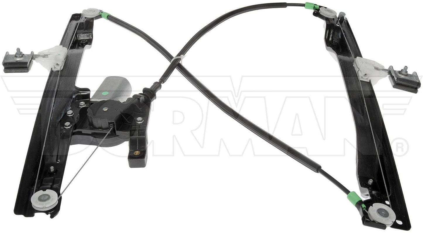 Front View of Front Right Power Window Motor and Regulator Assembly DORMAN 741-691