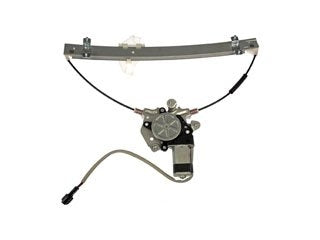 Back View of Front Left Power Window Motor and Regulator Assembly DORMAN 741-694