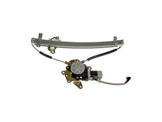 Back View of Front Left Power Window Motor and Regulator Assembly DORMAN 741-777