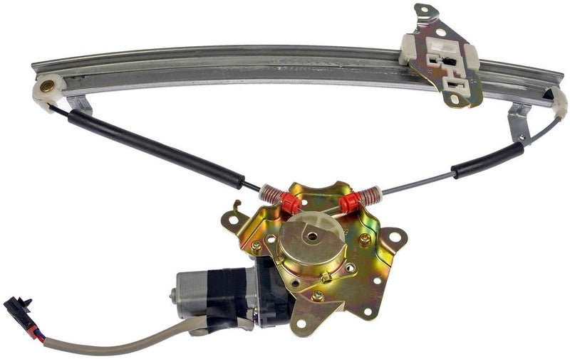 Front View of Front Left Power Window Motor and Regulator Assembly DORMAN 741-777