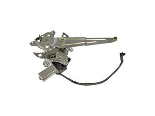 Back View of Rear Left Power Window Motor and Regulator Assembly DORMAN 741-803