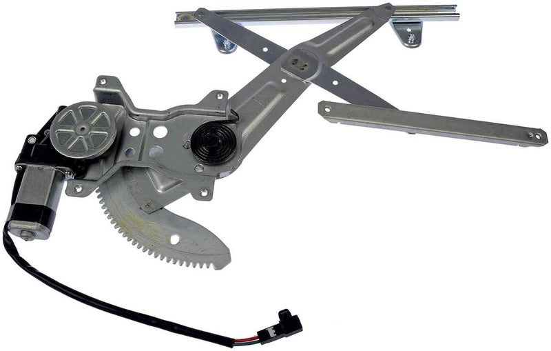 Front View of Rear Left Power Window Motor and Regulator Assembly DORMAN 741-829