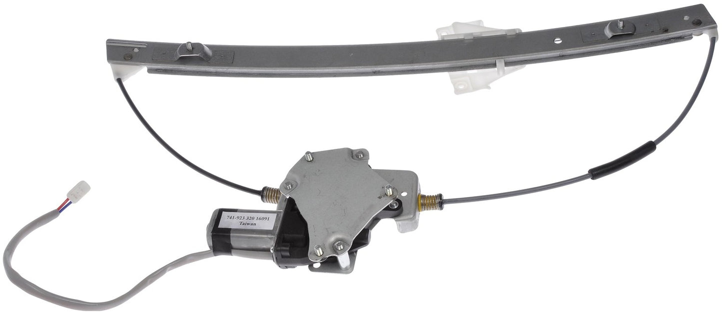 Back View of Front Right Power Window Motor and Regulator Assembly DORMAN 741-923