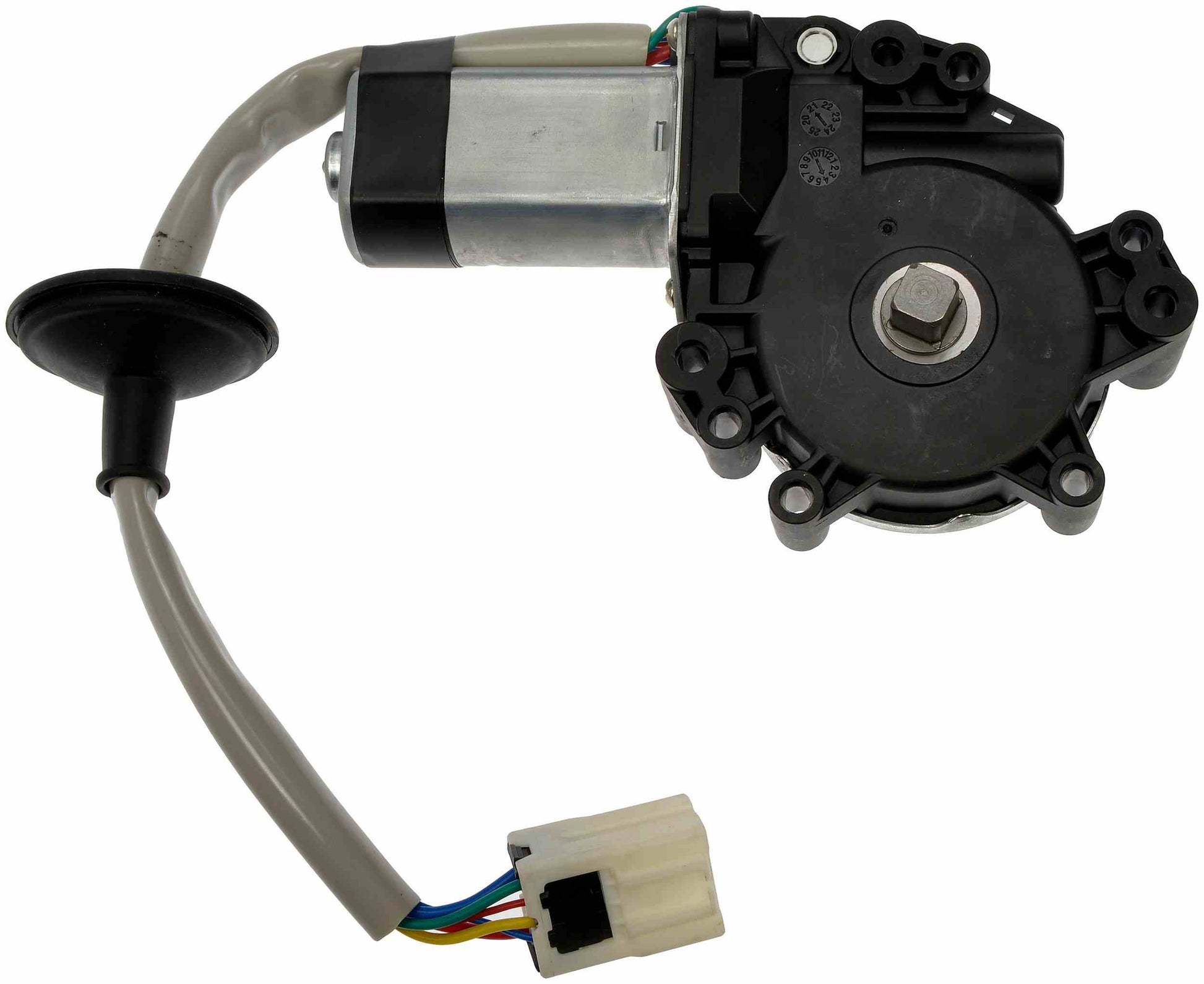 Top View of Front Left Power Window Motor DORMAN 742-491