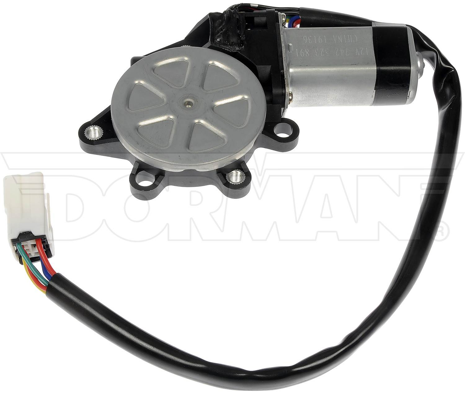 Back View of Front Left Power Window Motor DORMAN 742-523