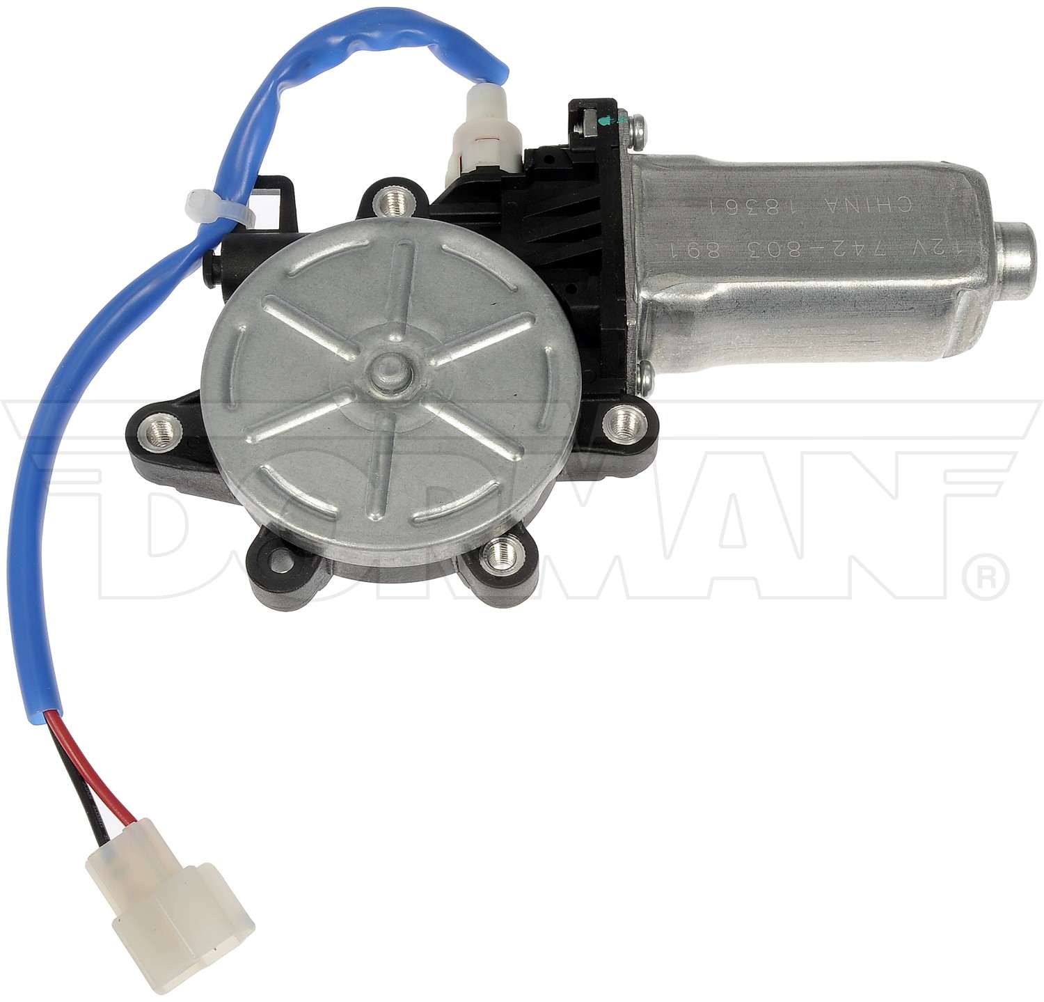 Back View of Front Right Power Window Motor DORMAN 742-803