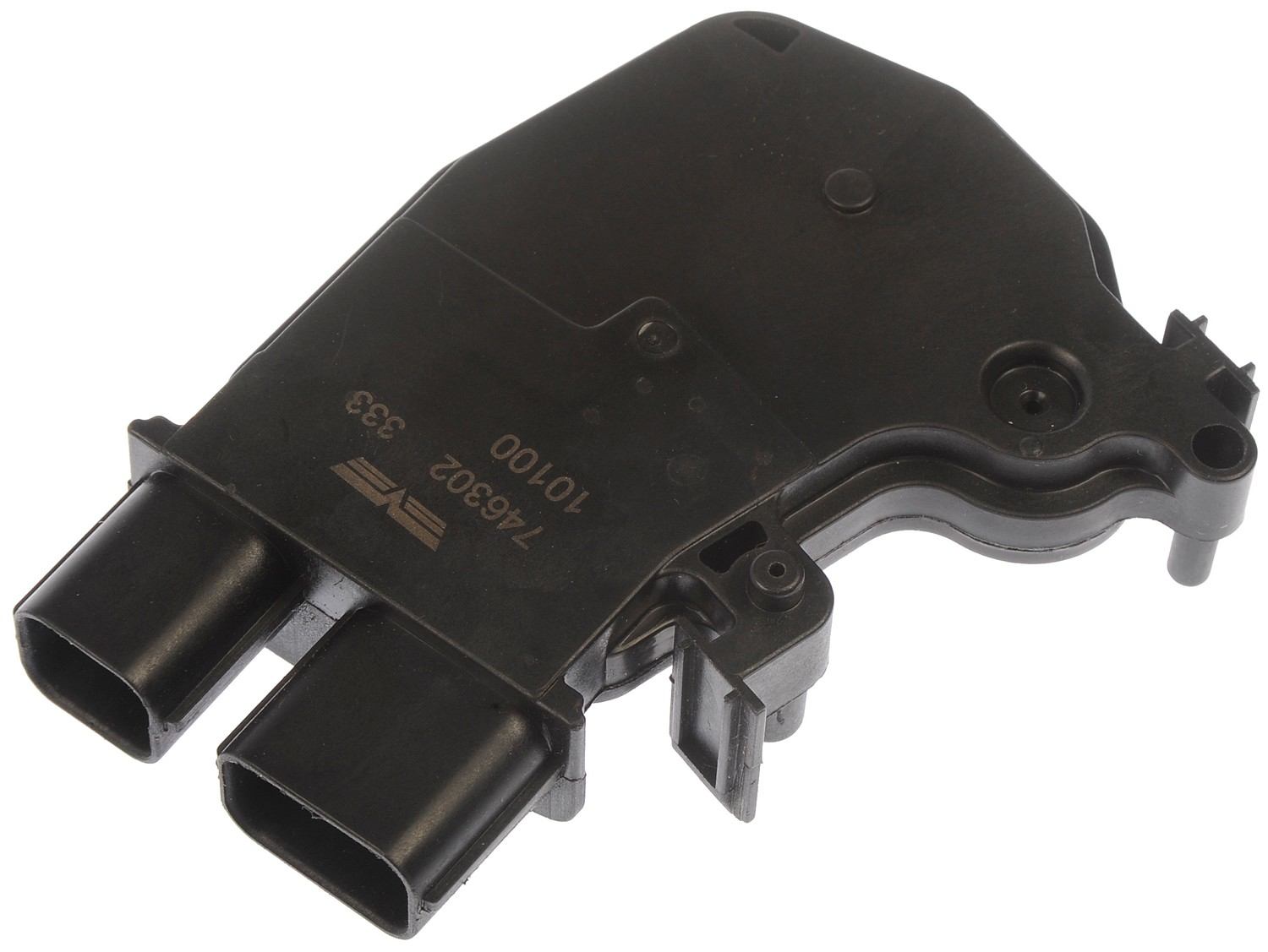 Angle View of Front Left Door Lock Actuator Motor DORMAN 746-302