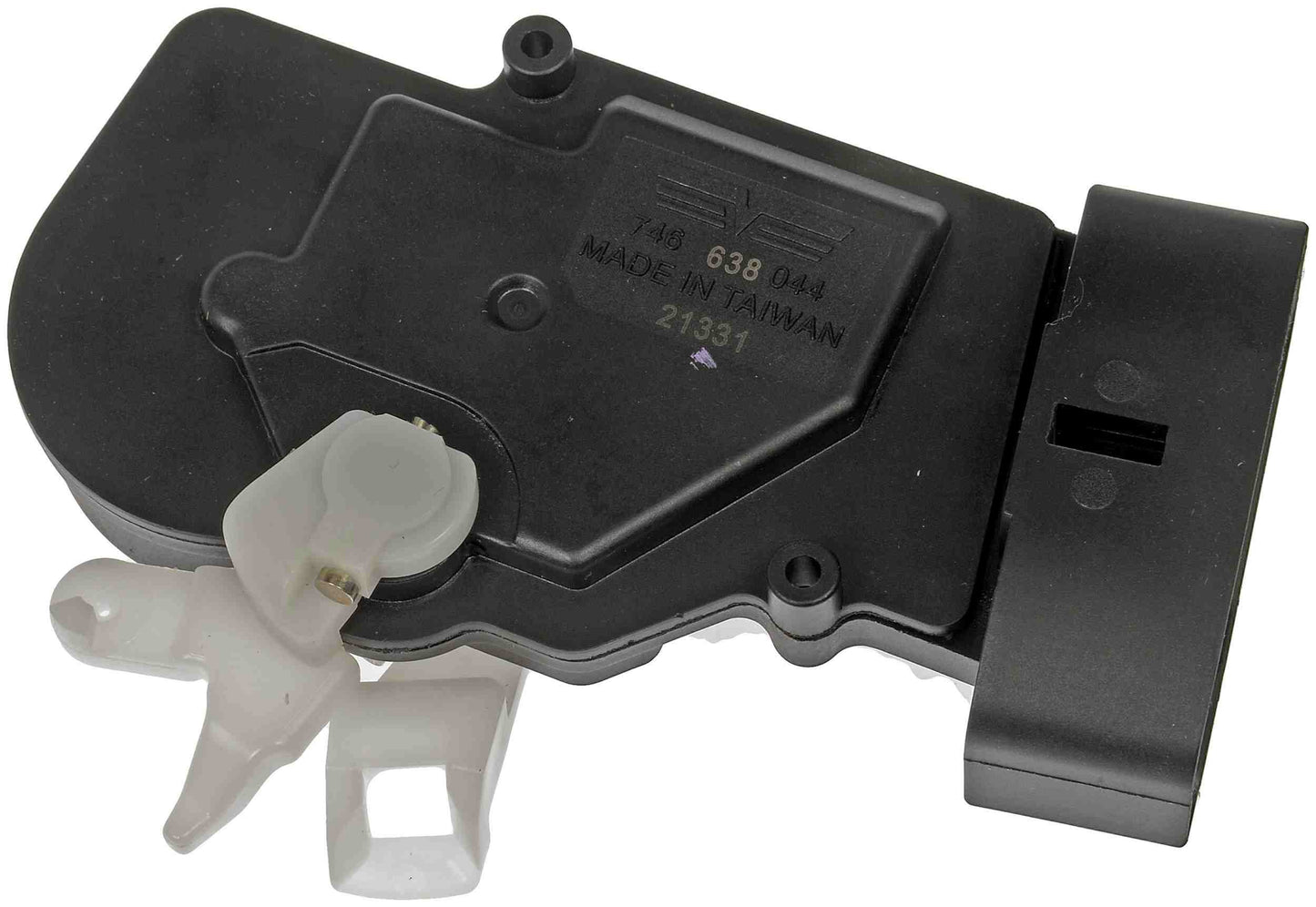 Angle View of Front Left Door Lock Actuator Motor DORMAN 746-638