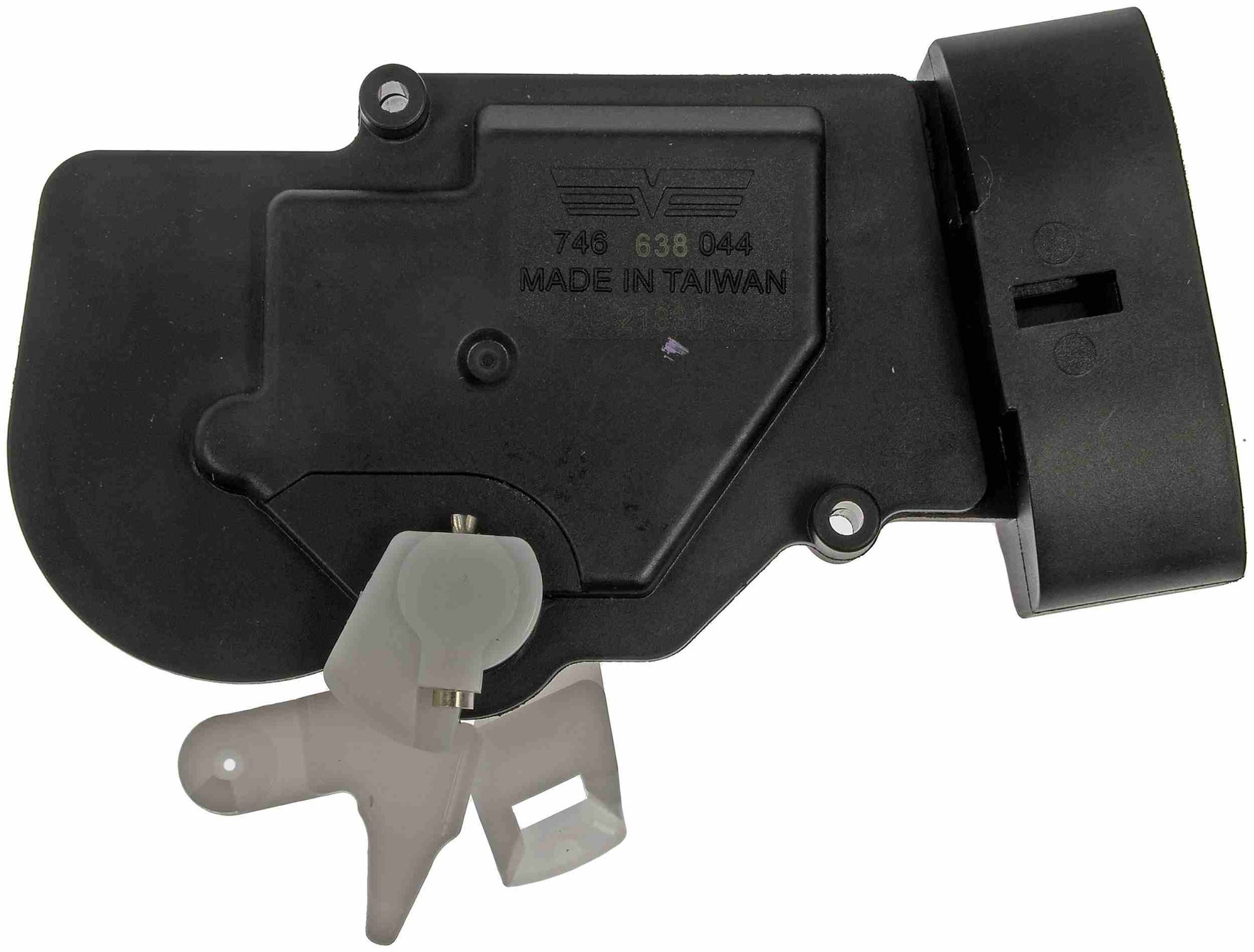 Back View of Front Left Door Lock Actuator Motor DORMAN 746-638