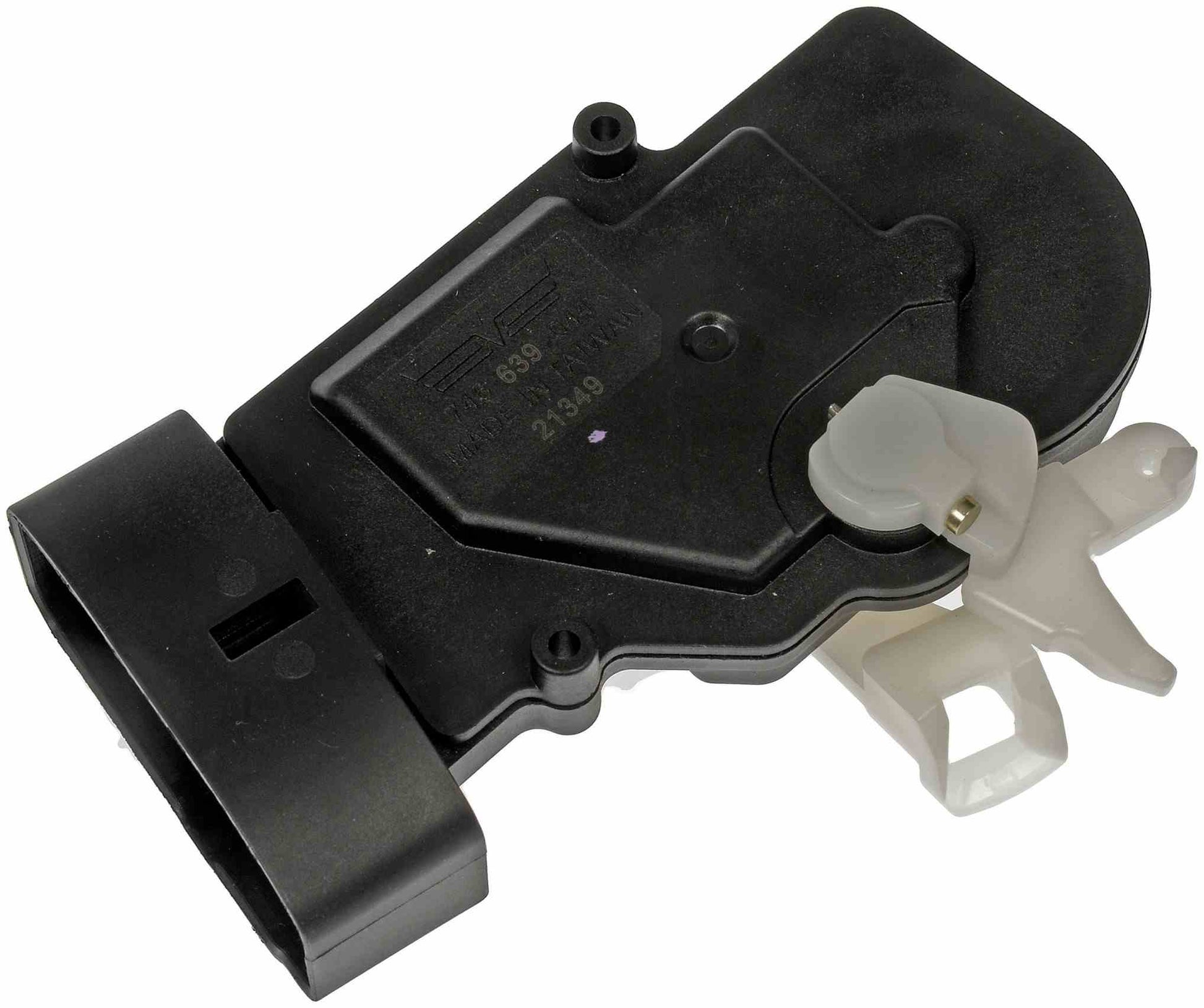 Angle View of Front Right Door Lock Actuator Motor DORMAN 746-639