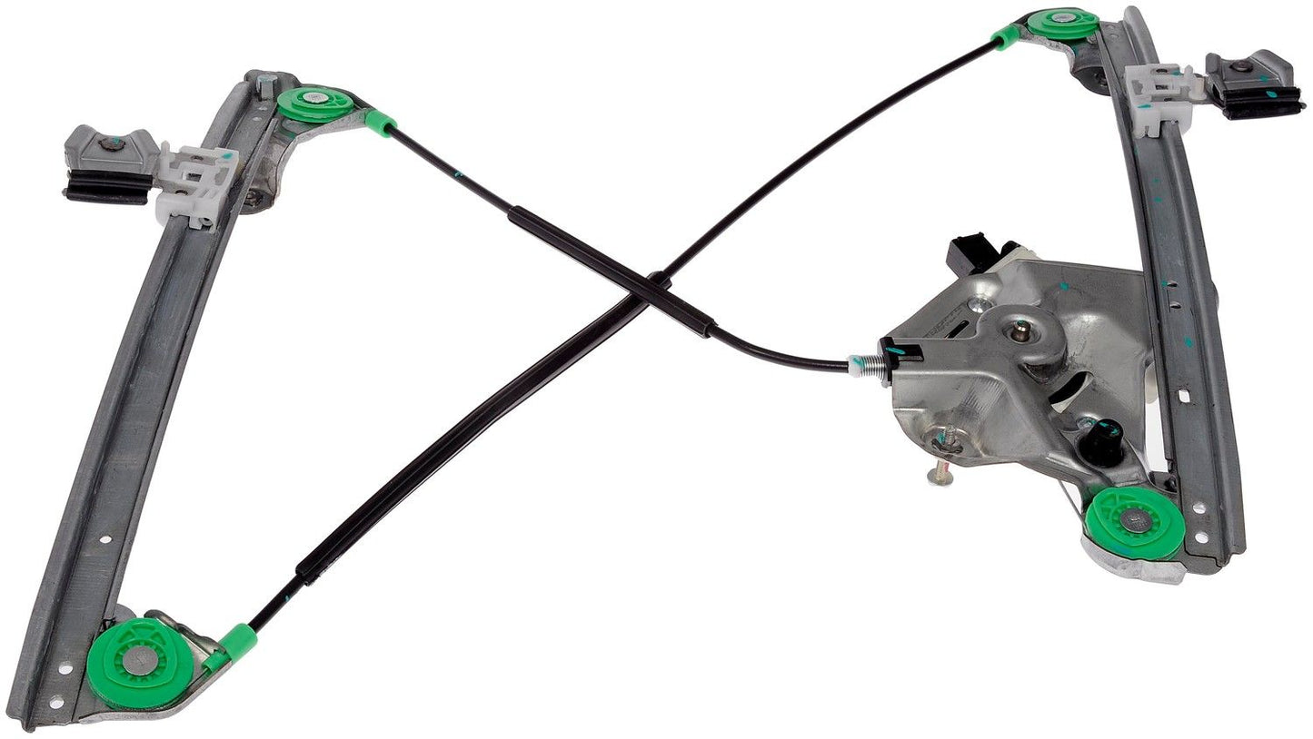 Front View of Power Window Motor and Regulator Assembly DORMAN 748-201