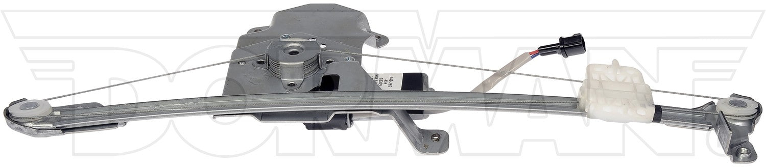 Top View of Rear Right Power Window Motor and Regulator Assembly DORMAN 748-265