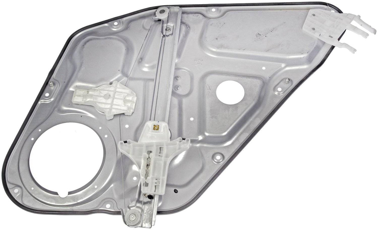 Front View of Rear Left Power Window Motor and Regulator Assembly DORMAN 748-322