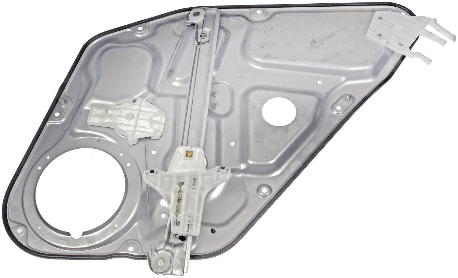 Front View of Rear Left Power Window Motor and Regulator Assembly DORMAN 748-322