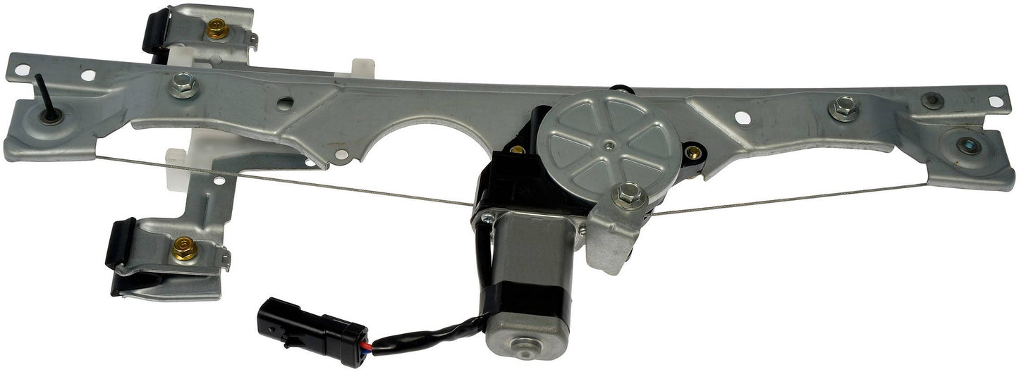 Back View of Rear Right Power Window Motor and Regulator Assembly DORMAN 748-551